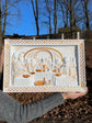 The Last Supper Wooden Sculpture with Classical Frame