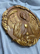 Archangel Rafael  Wooden Carved Wall Decor