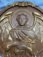 Archangel Gabriel Wooden Carved Wall Decor