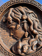 Medusa head Trinacria medallion