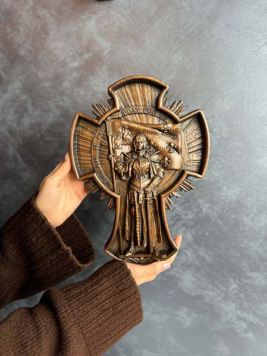 Joan of Arc Cross with Rays - Kozak Work Shop