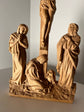 Wall Wooden Carved  Golgotha on the stand