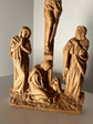 Wall Wooden Carved  Golgotha on the stand - Kozak Work Shop
