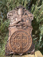 Wooden Knight Shields with Saint Benedict Medallions