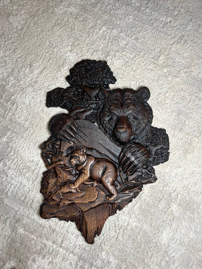Bear Wooden Art