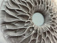 Handcarved Wooden Iris Wall Art – Organic Eye-Inspired Decor for Modern Interiors
