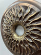 Handcarved Wooden Iris Wall Art – Organic Eye-Inspired Decor for Modern Interiors