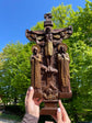 Hand-Painted Christian Wall Art Golgotha icon