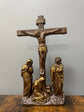 Wall Wooden Carved  Golgotha on the stand - Kozak Work Shop