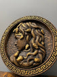 Medusa head Trinacria medallion