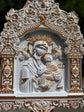Our Lady of Perpetual Help Wooden Icon Baroque - Kozak Work Shop