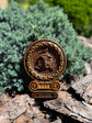 Wooden Carved Sicilian Trinacria 4.5x6 inches