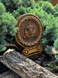 Wooden Carved Sicilian Trinacria 4.5x6 inches