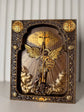Archangel Michael with the Wings Wooden 3D carved icon