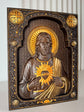 Sacred Heart of Jesus Wooden icon - Kozak Work Shop