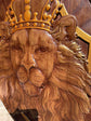 Lion King Wooden Carved Plaque