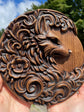 Fox Wooden Carved Sculpture
