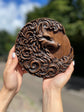 Fox Wooden Carved Sculpture
