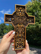 Wall cross Wooden religious home decor