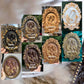 Our Lady of Guadalupe Wooden Sculpture Oval