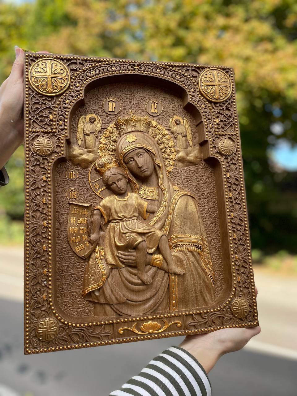 Modern Virgin Mary Art - Kozak Work Shop