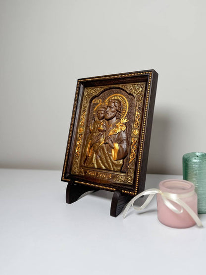 Saint Joseph with Stand 7x9``