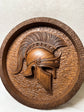 Greek Helmet Wooden Plaque - Kozak Work Shop
