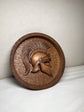 Greek Helmet Wooden Plaque - Kozak Work Shop