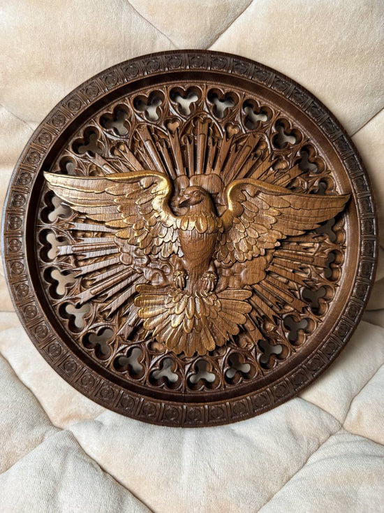 Holy Spirit Dove Wood Wall Art - Kozak Work Shop