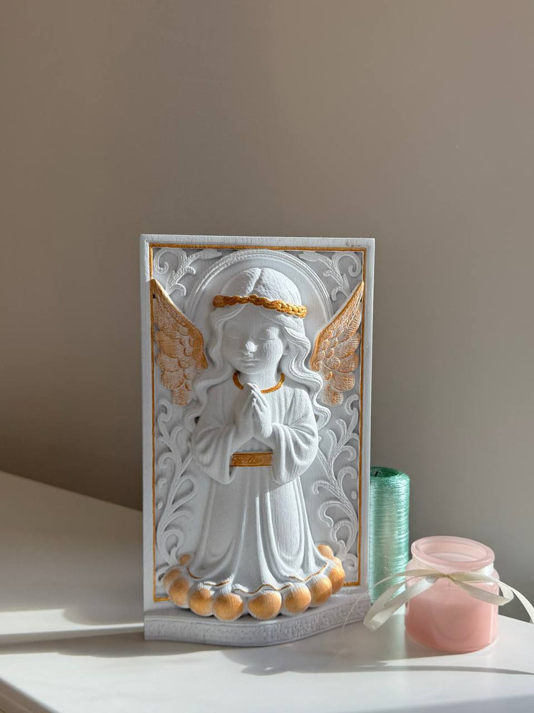Angel Wooden Carving - Kozak Work Shop