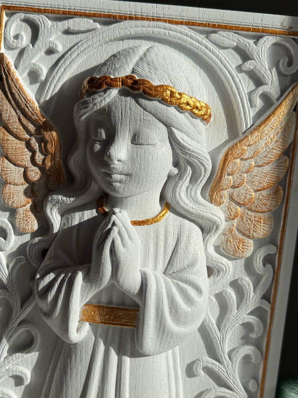 Angel Wooden Carving - Kozak Work Shop