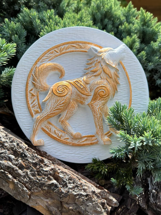 Wolf Wooden Wall Plaque - Kozak Work Shop