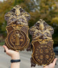 Wooden Knight Shields with Saint Benedict Medallions - Kozak Work Shop