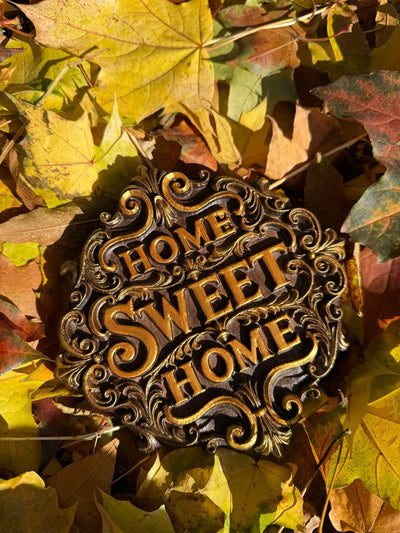 Home Sweet Home Wooden panel - Kozak Work Shop
