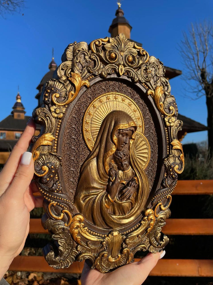 Mother Mary Orthodox Icon - Kozak Work Shop