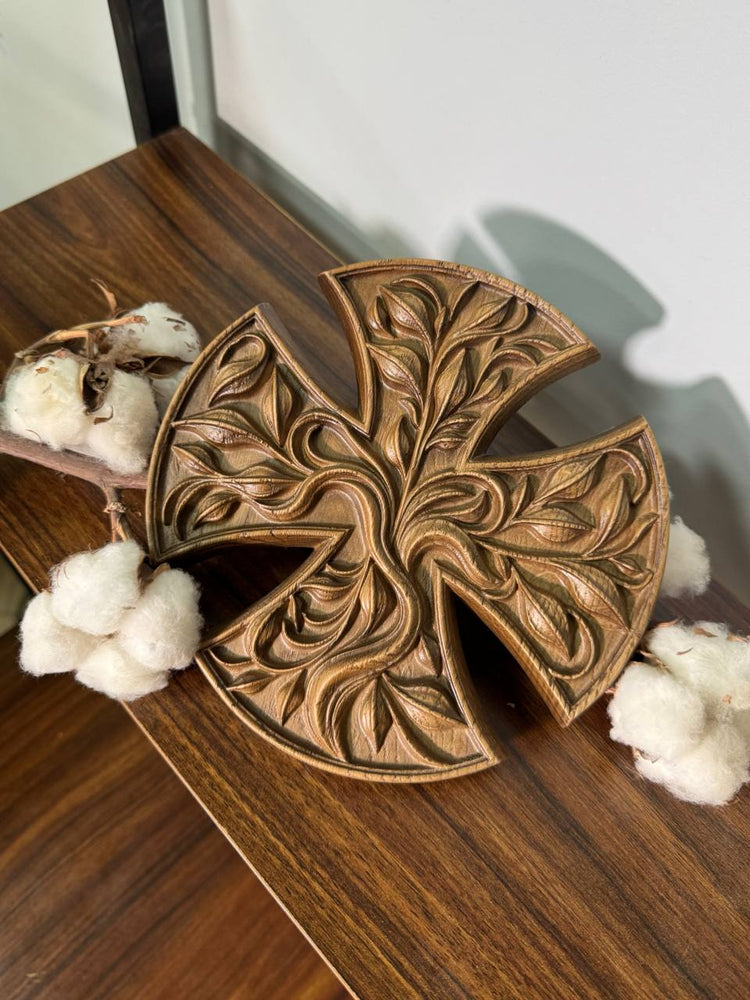 Cross Tree of Life handmade decor - Kozak Work Shop