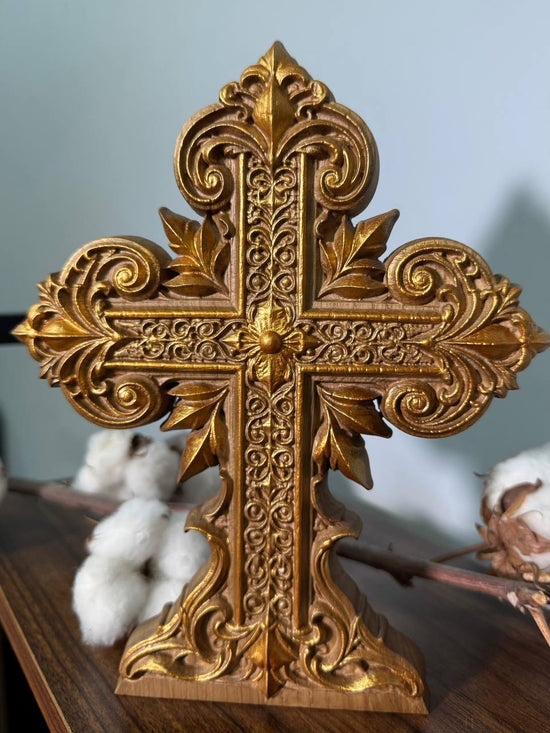 Wooden Tree of Life Cross