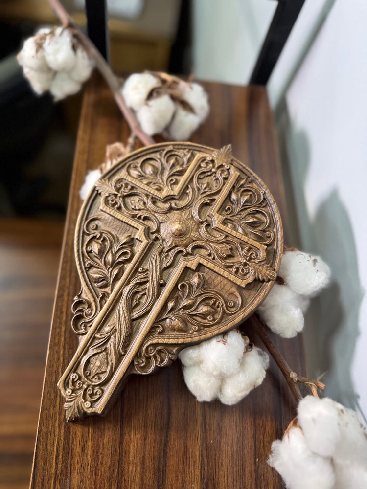 Hand-Carved Tree of Life Cross - Kozak Work Shop