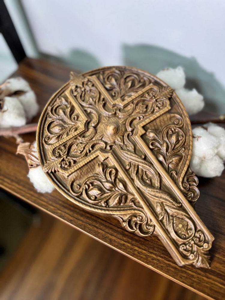 Hand-Carved Tree of Life Cross - Kozak Work Shop