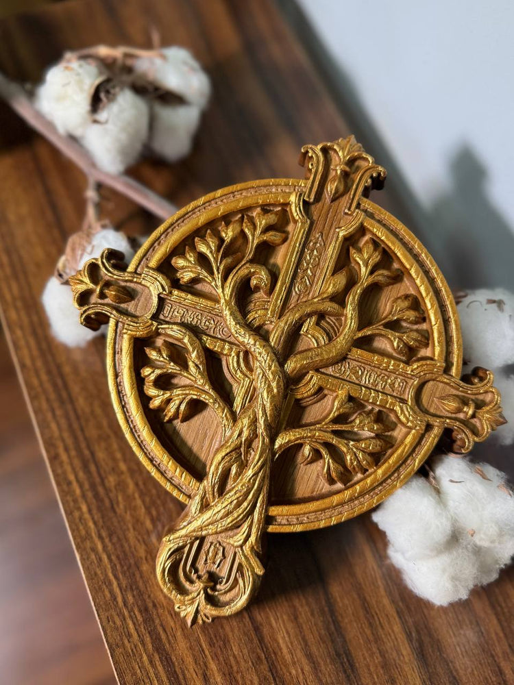 Handmade Tree of Life Cross - Kozak Work Shop