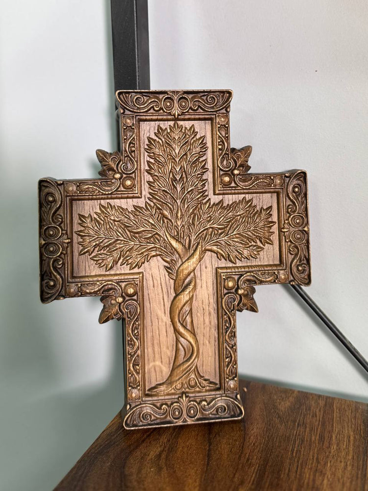Tree of Life handmade cross - Kozak Work Shop
