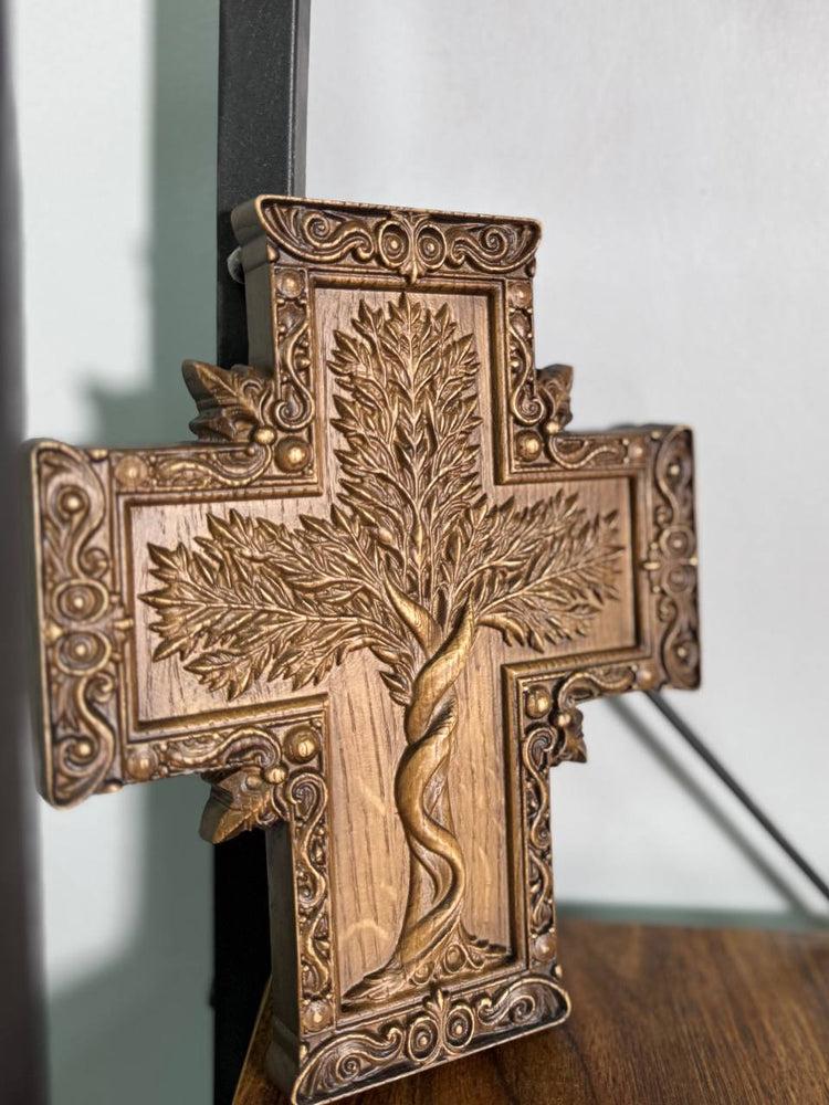 Tree of Life handmade cross - Kozak Work Shop