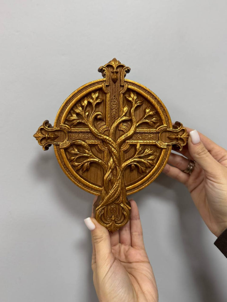 Handmade Tree of Life Cross - Kozak Work Shop
