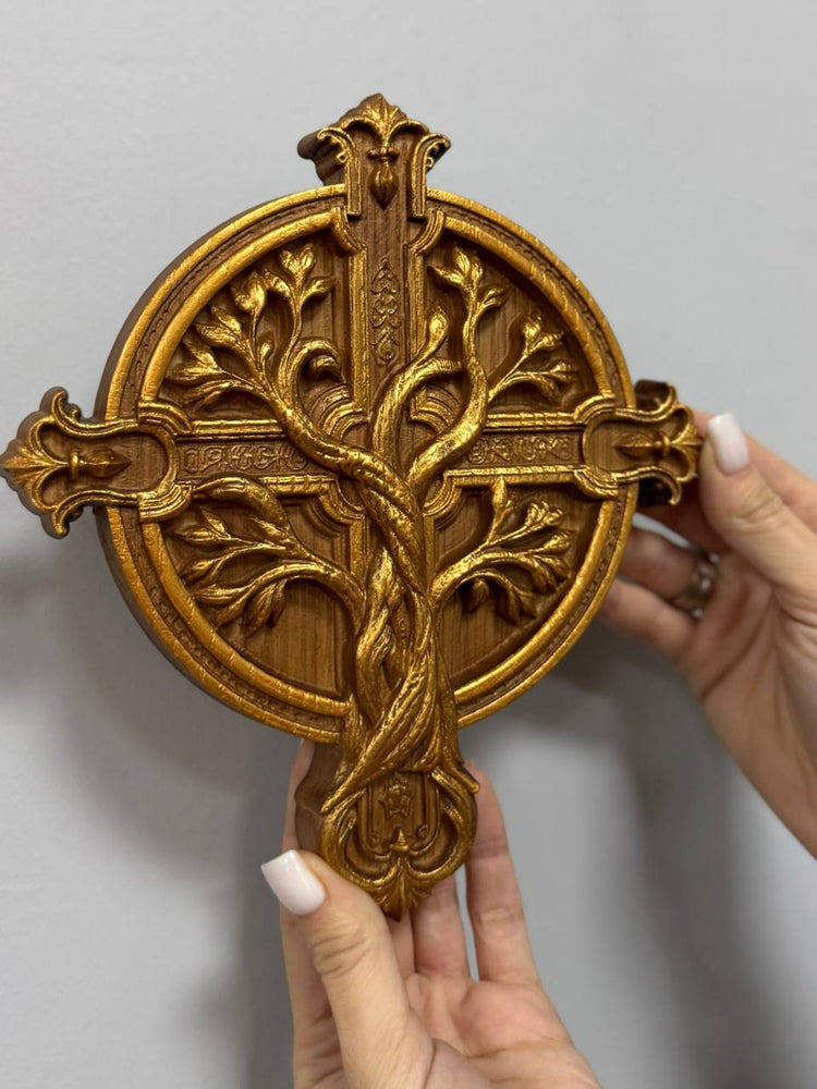 Handmade Tree of Life Cross - Kozak Work Shop