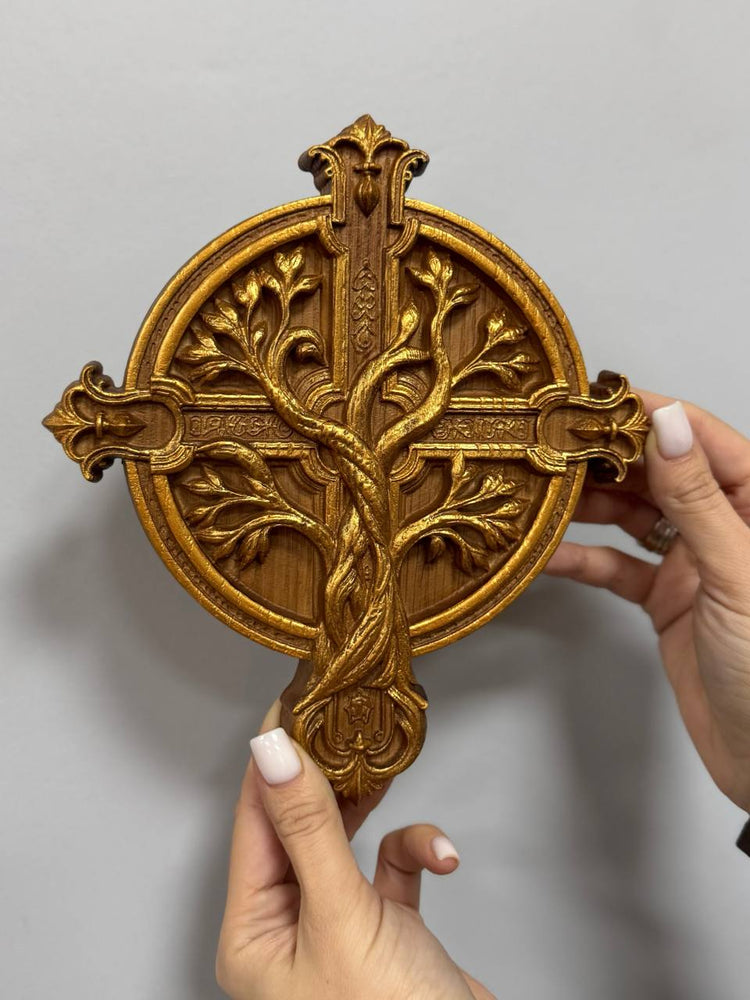 Handmade Tree of Life Cross - Kozak Work Shop