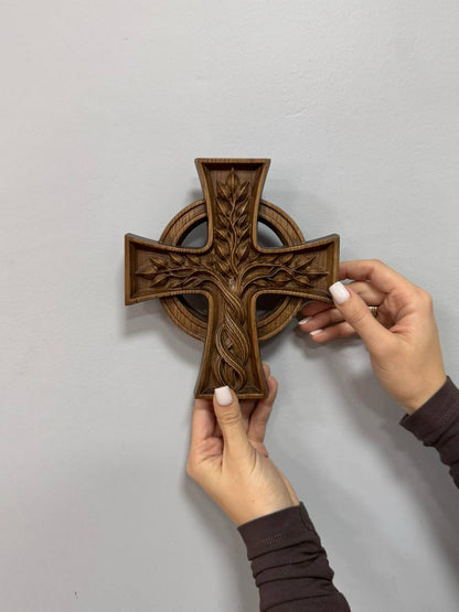 Tree of Life Christian Cross - Kozak Work Shop
