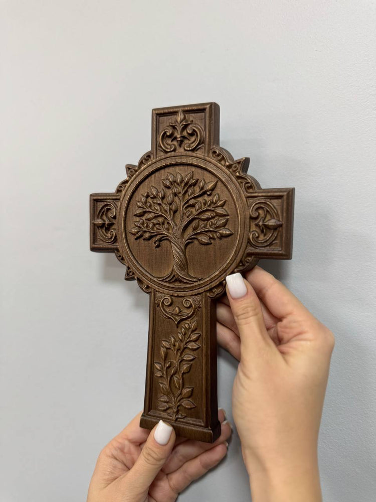 Tree of Life Personalized Cross - Kozak Work Shop