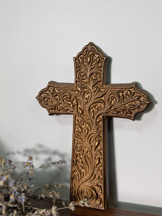 Tree of Life Cross Wall Decor - Kozak Work Shop