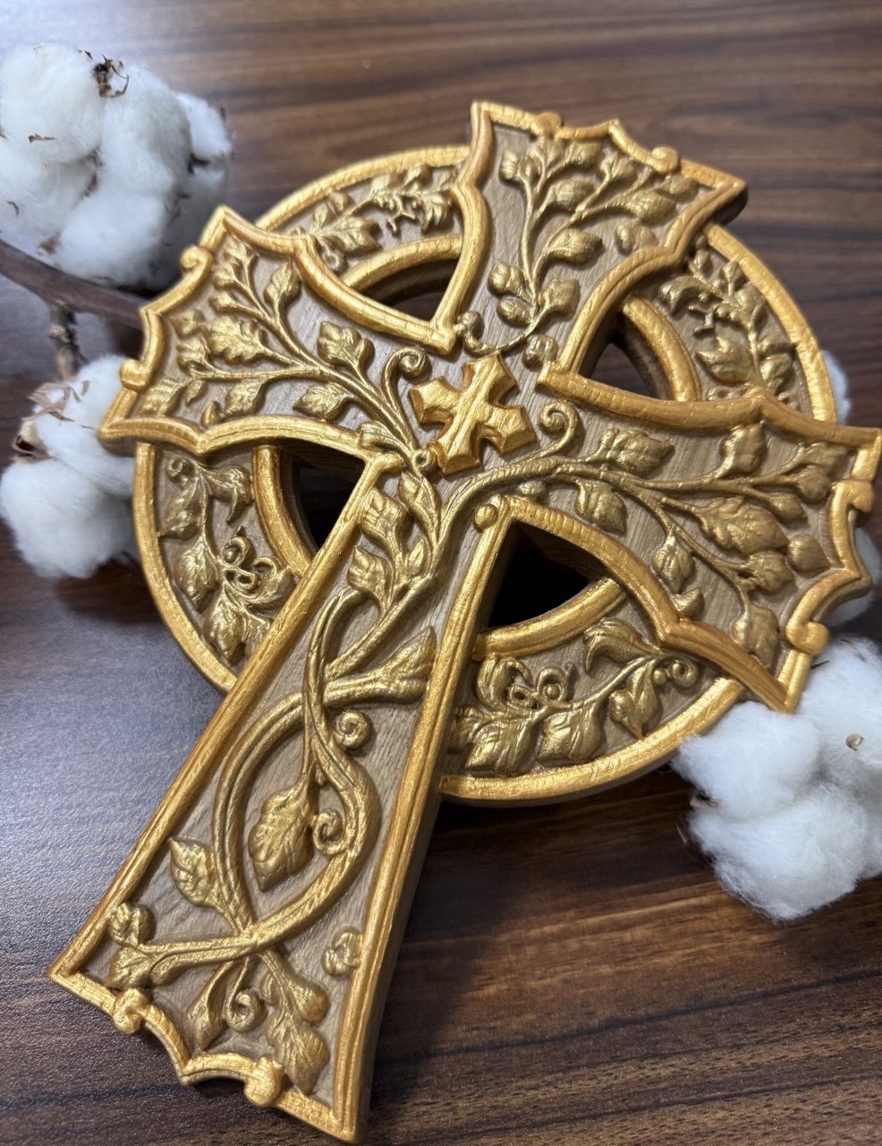 Wooden Cross Tree of Life - Kozak Work Shop