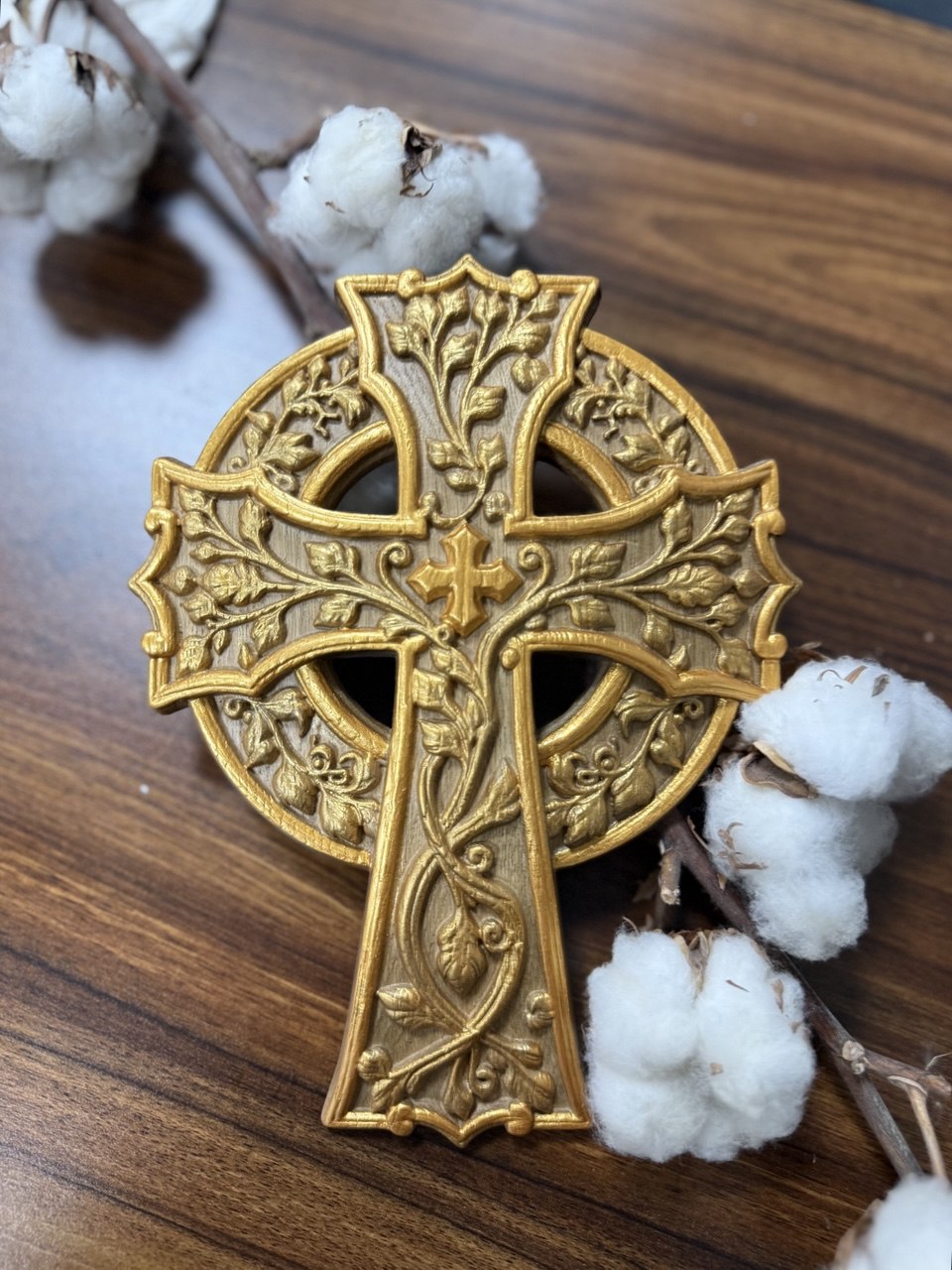 Wooden Cross Tree of Life - Kozak Work Shop